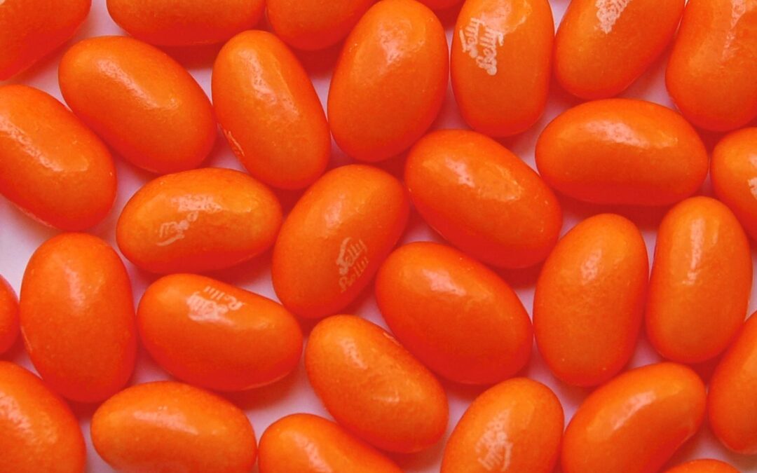 jelly belly orange sherbet 8.99 lb. Opie's Candy Store