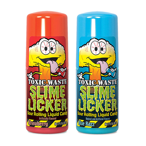 Toxic Waste Slime Licker Sour Rolling Liquid Candy - 2-oz. Bottle